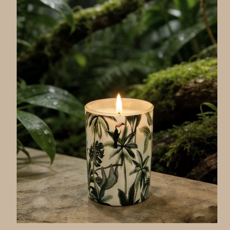Scented Candle Luxury - Glass Jar Soy Wax Scented Candle