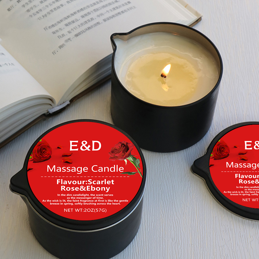 Scented Candle Luxury - Massage Oil Candle, for Stress Relief