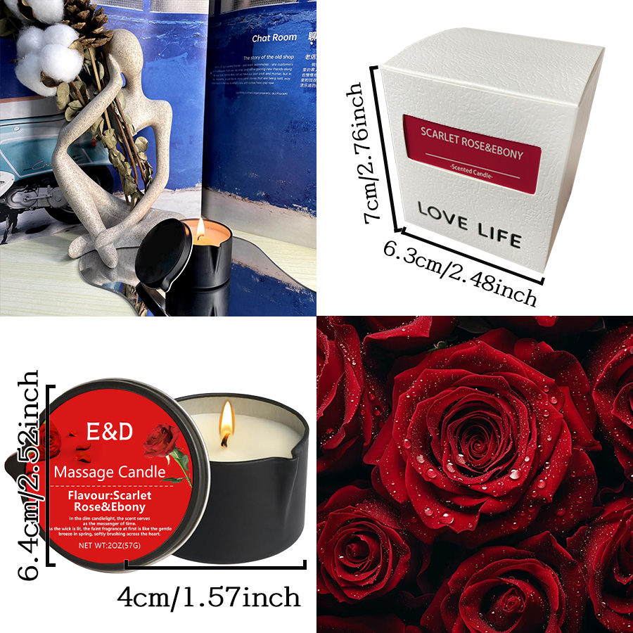 Massage Oil Candle, for Stress - Scented Candle Luxury recension och pris