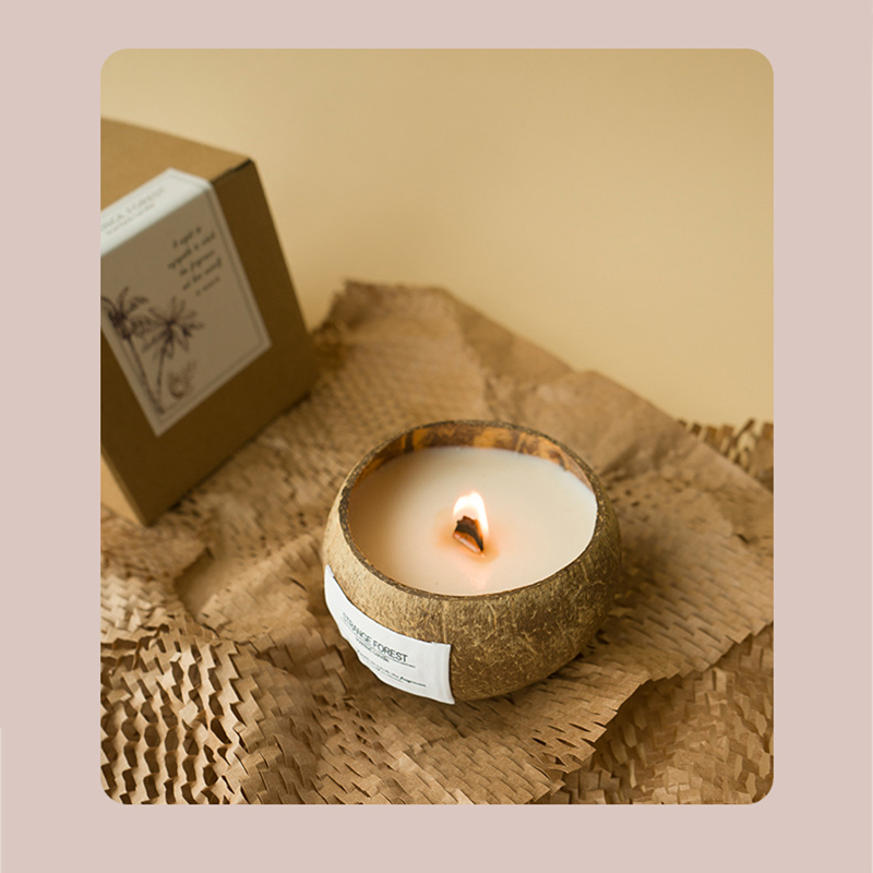 Coconut Shell Aromatherapy Can - Scented Candle Luxury recension och pris