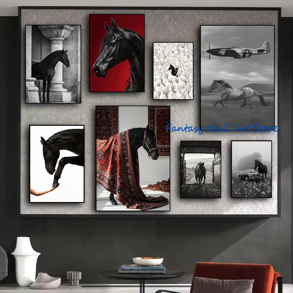 Black Horse Photos Vintage Lux - Luxury Lifestyle Picture recension och pris