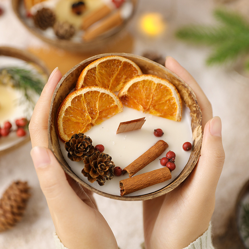 Creative Coconut Shell Scented - Scented Candle Luxury recension och pris